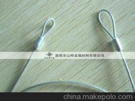 【不锈钢丝绳铝套制品 包胶钢丝绳制品 不锈钢钢丝绳五金制品】价格,厂家,图片,金属丝绳制品,深圳市山特金属材料-